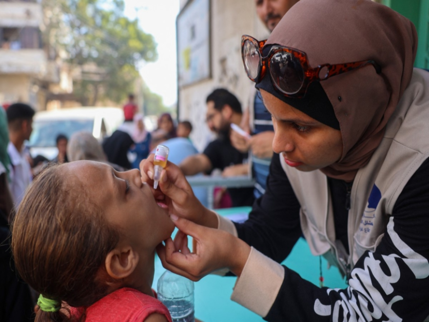 بدء حملة التطعيم ضد شلل الأطفال في غزة